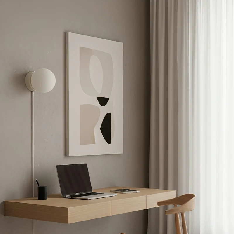 Wandlamp Plug-In Glas & IJzer Zwart Wit Sfeerlicht Slaapkamer Gang | Sansoti