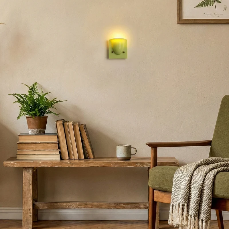 Mollo Wandlamp — Organische Hars & IJzer Wandverlichting | Sansoti