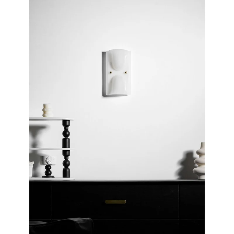 Mollo Wandlamp — Organische Hars & IJzer Wandverlichting | Sansoti