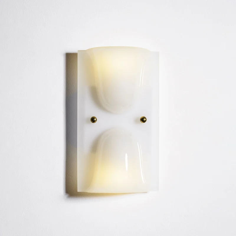Mollo Wandlamp — Organische Hars & IJzer Wandverlichting | Sansoti