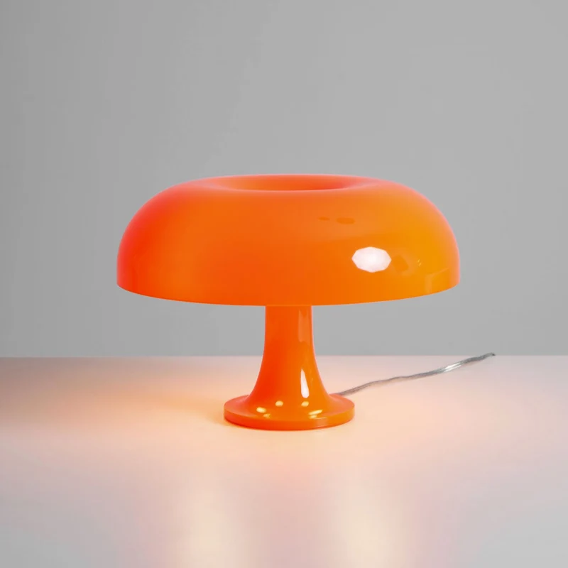 Paddenstoelvormige Tafellamp met 4 Lichtbronnen en Gedimde Retro Sfeer | Sansoti