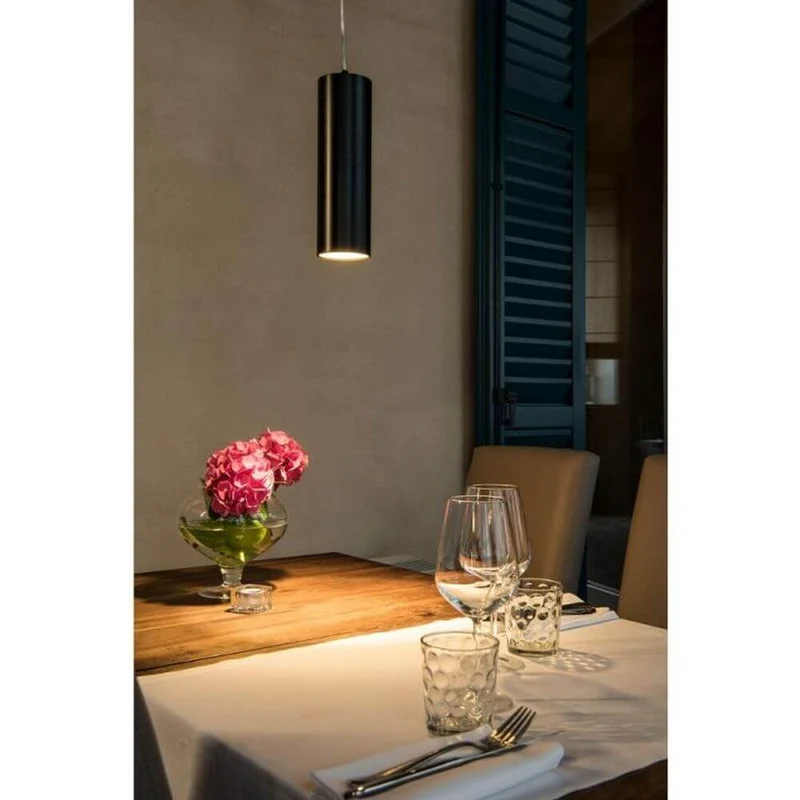 Anela LED Pendelleuchte Schwarz 3000K