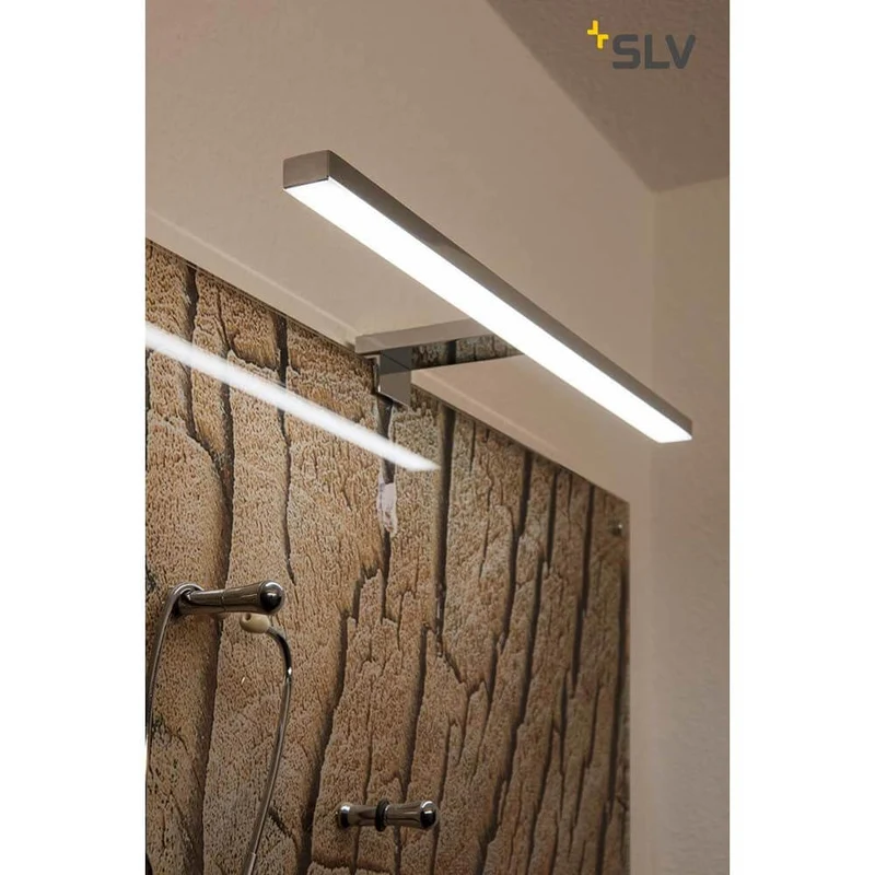 DORISA LED Spiegelleuchte lang chrom 4000K IP44