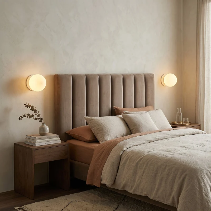 Glazen Wandlamp met Gouden of Zilveren Fitting – Modern Design voor Slaapkamer en Woonkamer | Sansoti