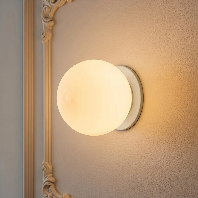 Glazen Wandlamp met Gouden of Zilveren Fitting – Modern Design voor Slaapkamer en Woonkamer | Sansoti