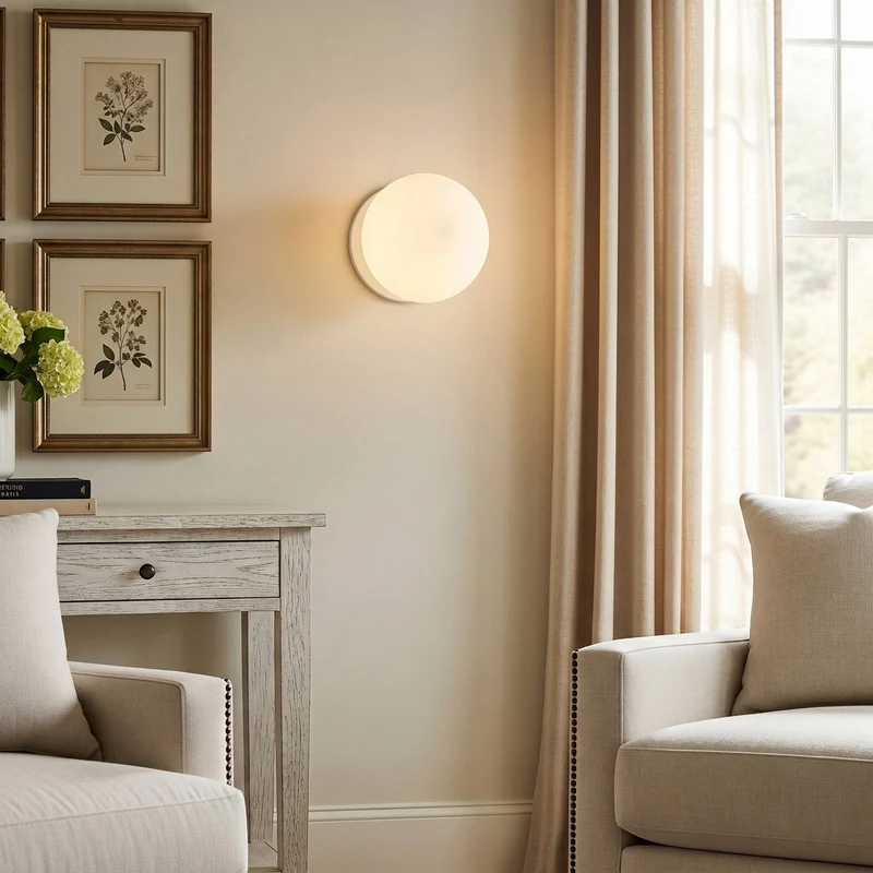 Glazen Wandlamp met Gouden of Zilveren Fitting – Modern Design voor Slaapkamer en Woonkamer | Sansoti
