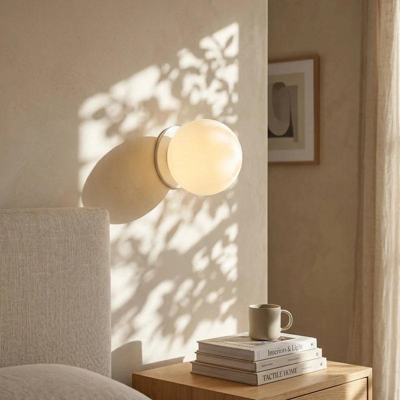 Glazen Wandlamp met Gouden of Zilveren Fitting – Modern Design voor Slaapkamer en Woonkamer | Sansoti