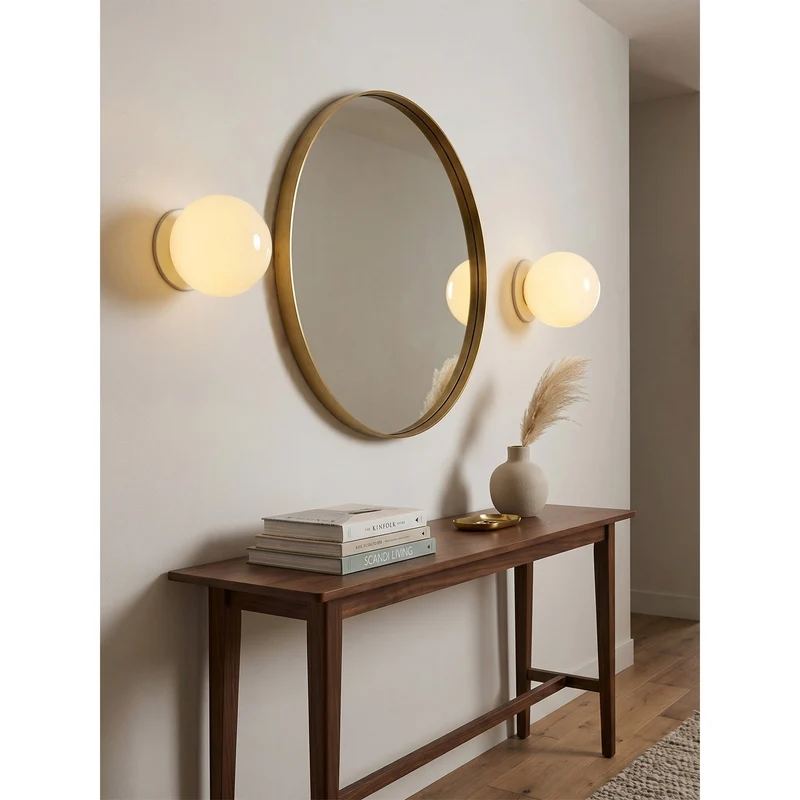 Glazen Wandlamp met Gouden of Zilveren Fitting – Modern Design voor Slaapkamer en Woonkamer | Sansoti