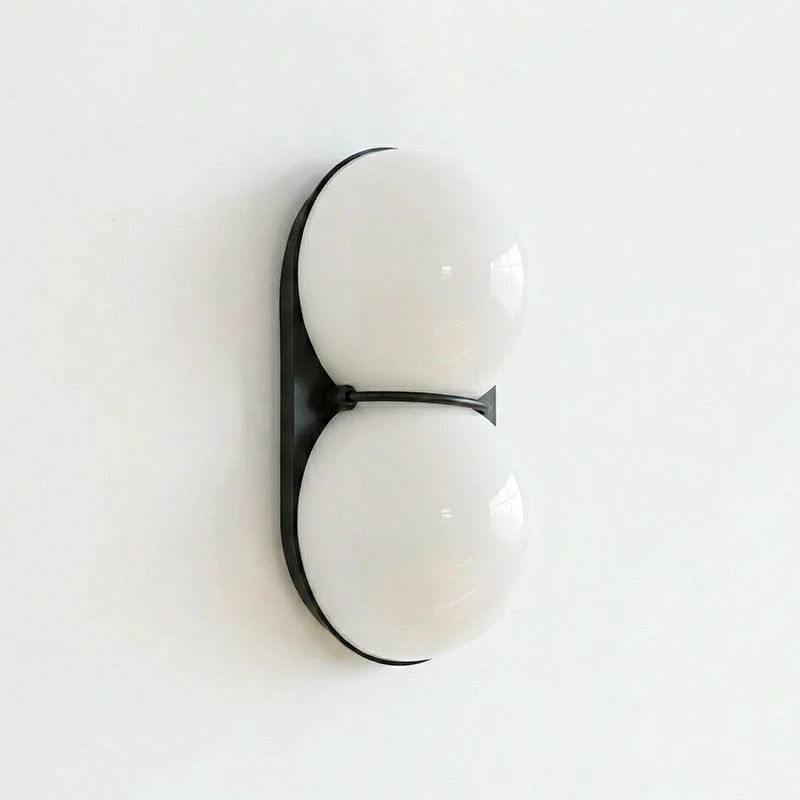 Moderne Dubbele Glazen Wandlamp – Speelse Verlichting met Gekleurde Glazen voor Slaapkamer & Kinderkamer | Sansoti