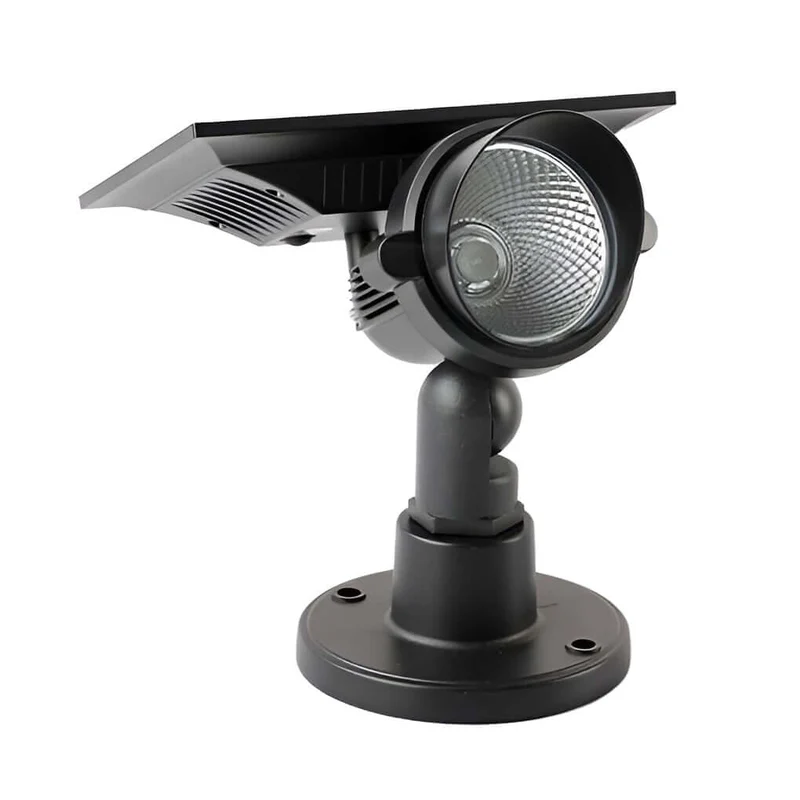 Solar Tuinspot LED RGB Buitenlamp IP65 Verstelbare Kop Aluminium Gazonverlichting | Sansoti