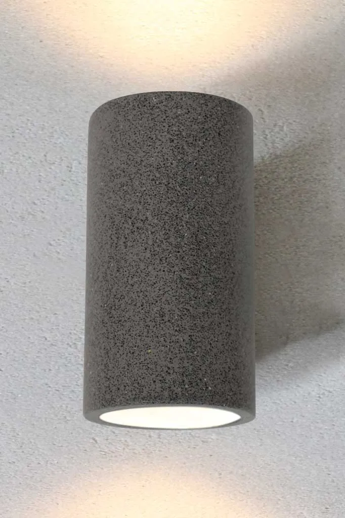 Buitenwandlamp LED betonoptiek met up/down verlichting voor gevel en terras | Sansoti