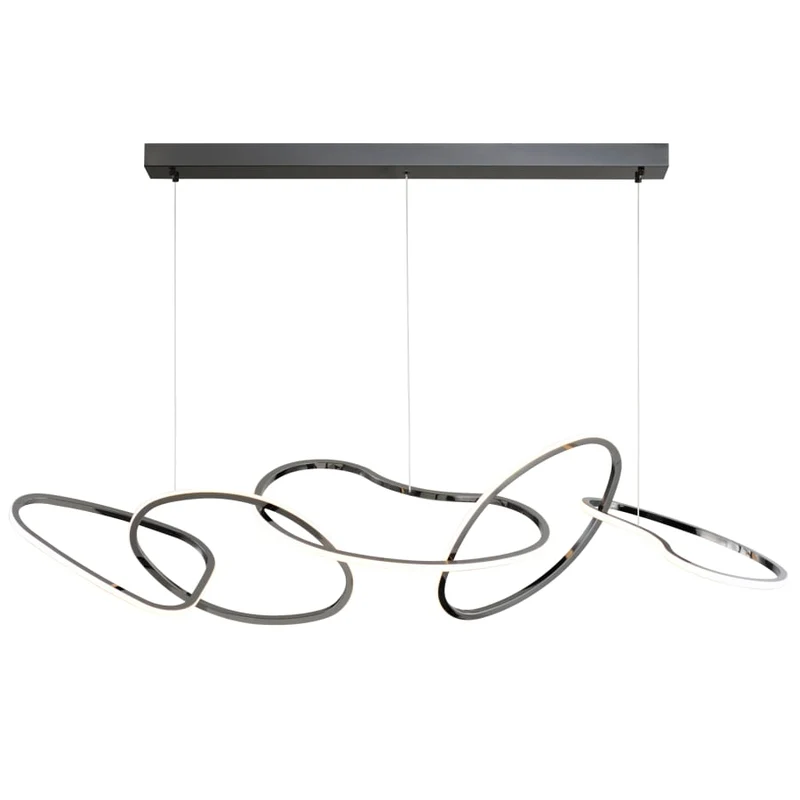 Abstracte LED Kroonluchter 140 cm Modern Design Eetkamer Verlichting | Sansoti