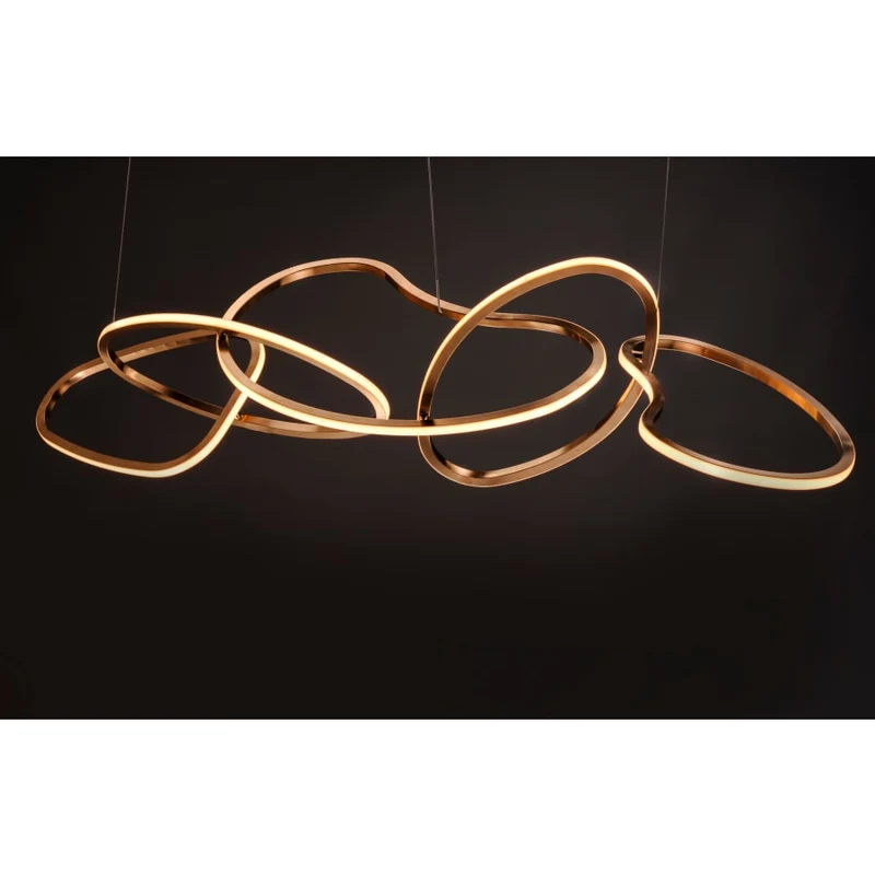 Abstracte LED Kroonluchter 140 cm Modern Design Eetkamer Verlichting | Sansoti