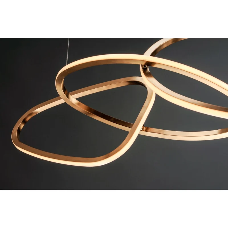 Abstracte LED Kroonluchter 140 cm Modern Design Eetkamer Verlichting | Sansoti