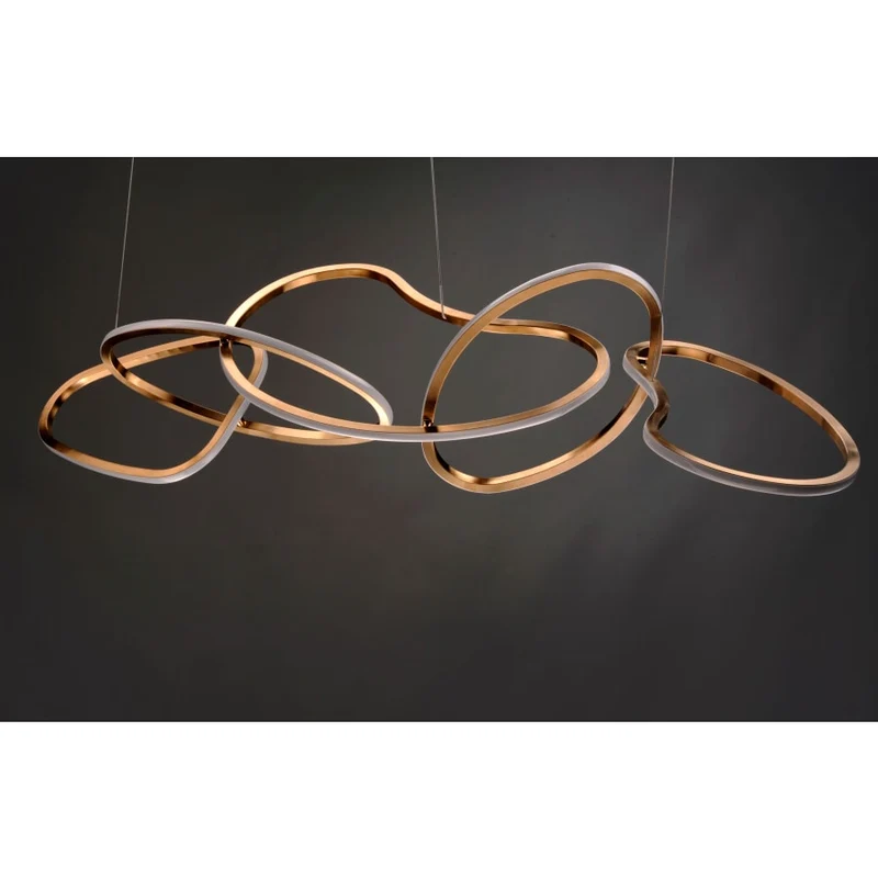 Abstracte LED Kroonluchter 140 cm Modern Design Eetkamer Verlichting | Sansoti