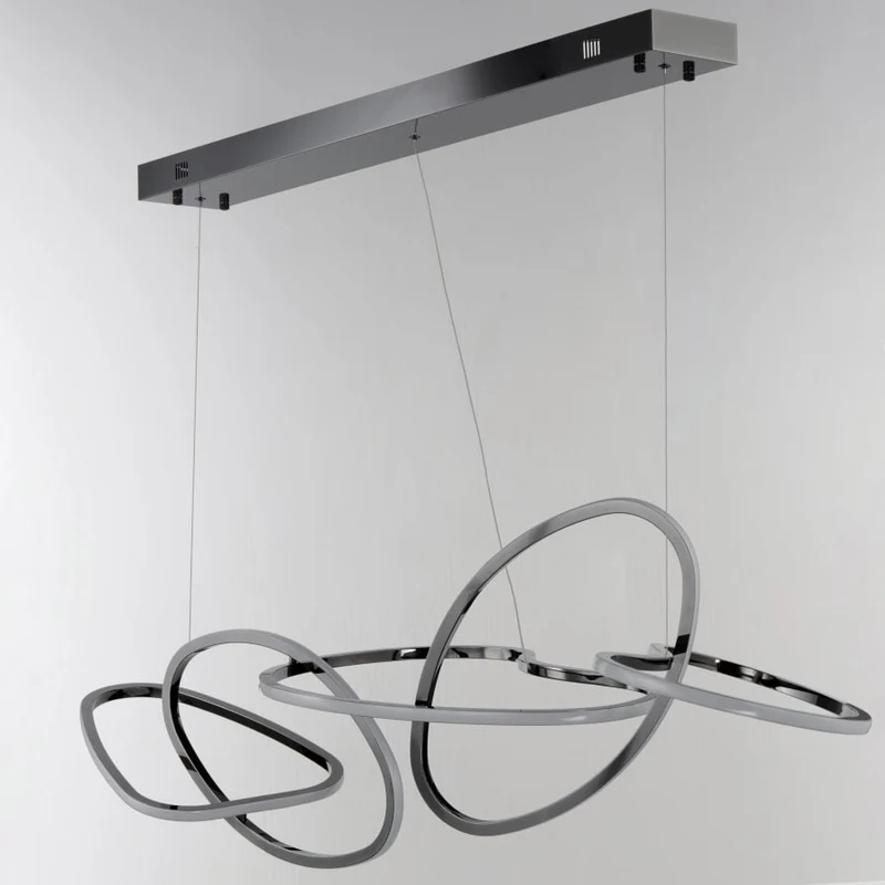 Abstracte LED Kroonluchter 140 cm Modern Design Eetkamer Verlichting | Sansoti