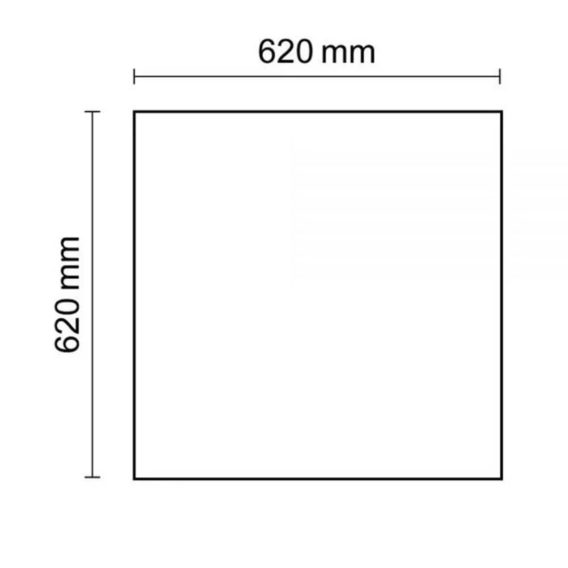 LED Panel Business Line 625 Neutralweiß 4250lm Silber