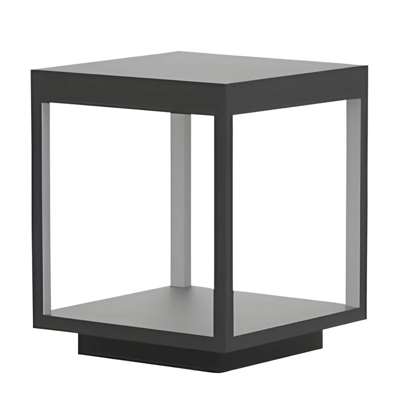 LED Buitenlamp voor Paal Modern Edelstaal IP54 Warm Wit Open Frame Ontwerp Tuinverlichting Muurdecoratie Oplaadbaar | Sansoti