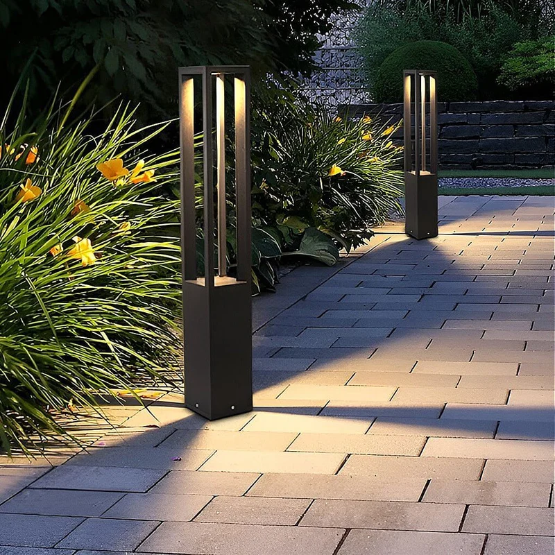 Staande tuinlamp aluminium warmwit IP54 voor paden en opritten in verschillende hoogtes | Sansoti