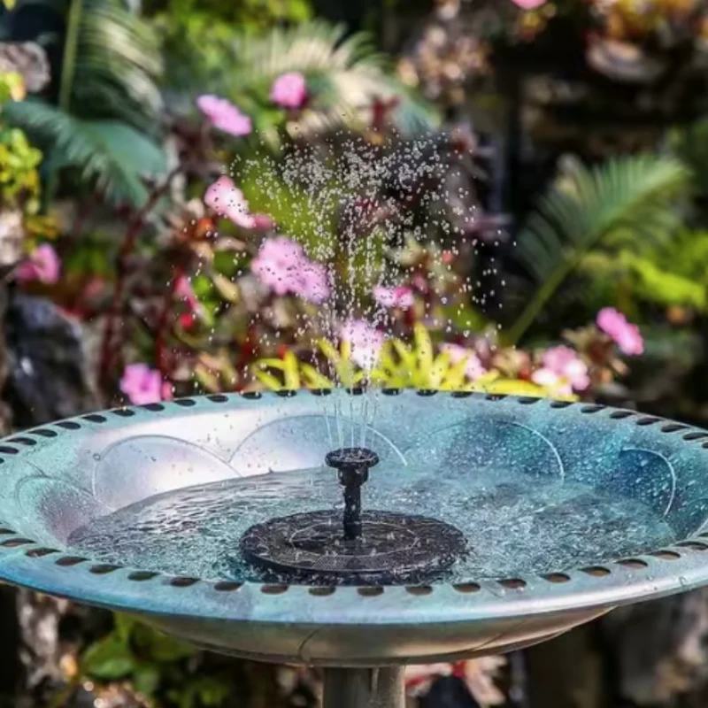 Zonne-energie Fonteinpomp voor Vijver Vogelbad en Tuin met Automatische Werking | Sansoti