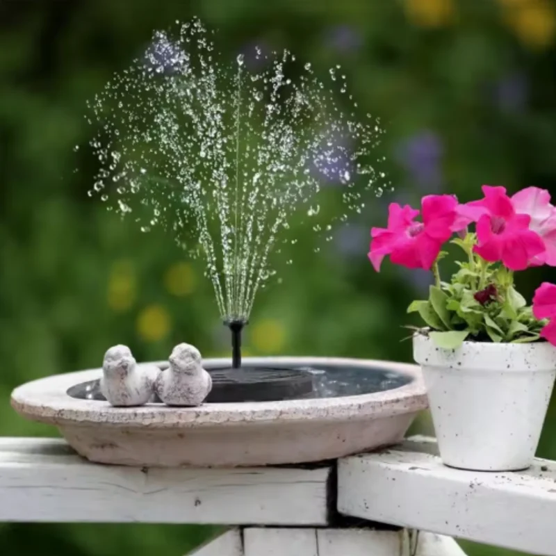 Zonne-energie Fonteinpomp voor Vijver Vogelbad en Tuin met Automatische Werking | Sansoti