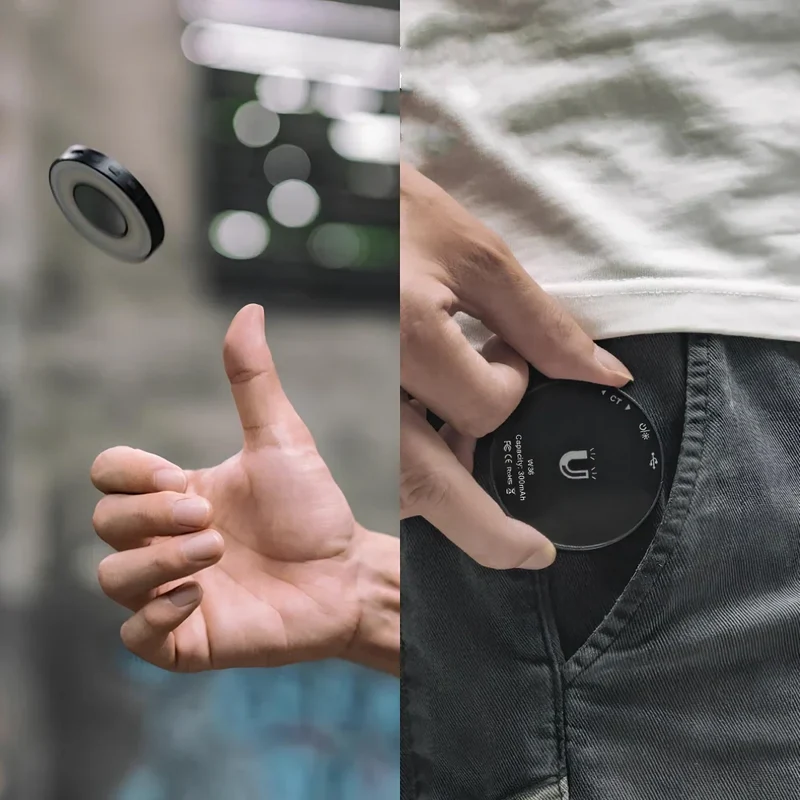 Magnetisch LED Fotolicht Draagbaar Dimbaar Oplaadbaar voor Selfies Video Content Creation | Sansoti