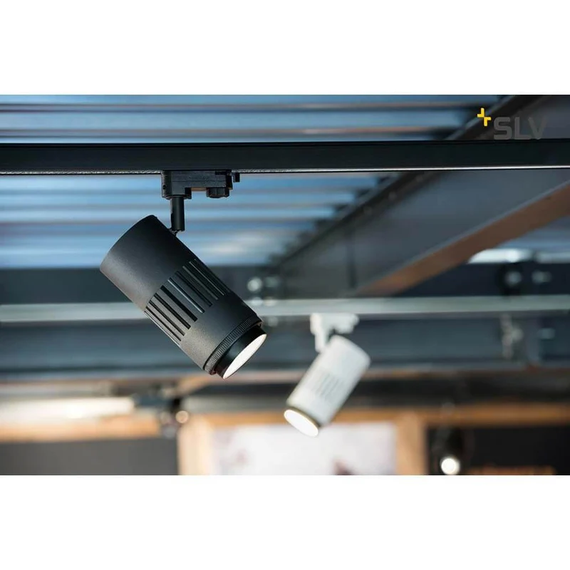 Stuctec LED Zooming Lens Strahler für 3Ph-Schiene 3000K Schwarz