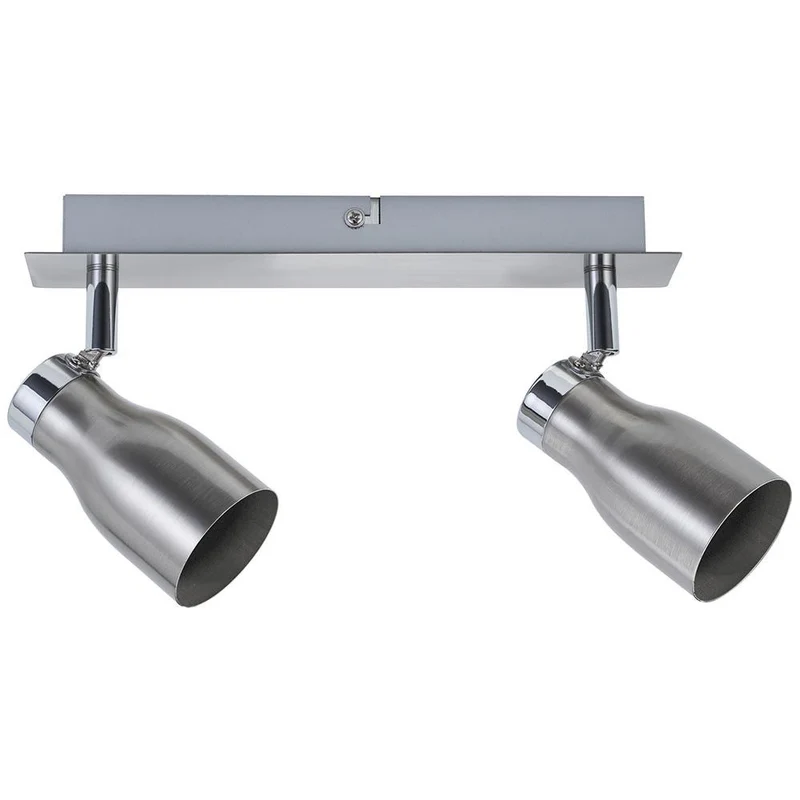 Strahler Meli 2-flammig Nickel satiniert GU10