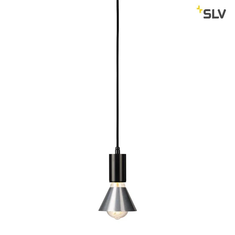 Fitu Pendelleuchte A60 Rund Schwarz 5m Kabel