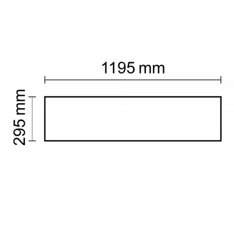 LED Panel Business Line 1200 Warmweiß 1-10 V Dimmbar 4150lm Weiß