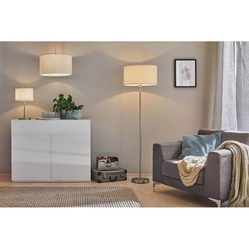 Tessa Pendelleuchte max.1x60W E27 Creme Stoff