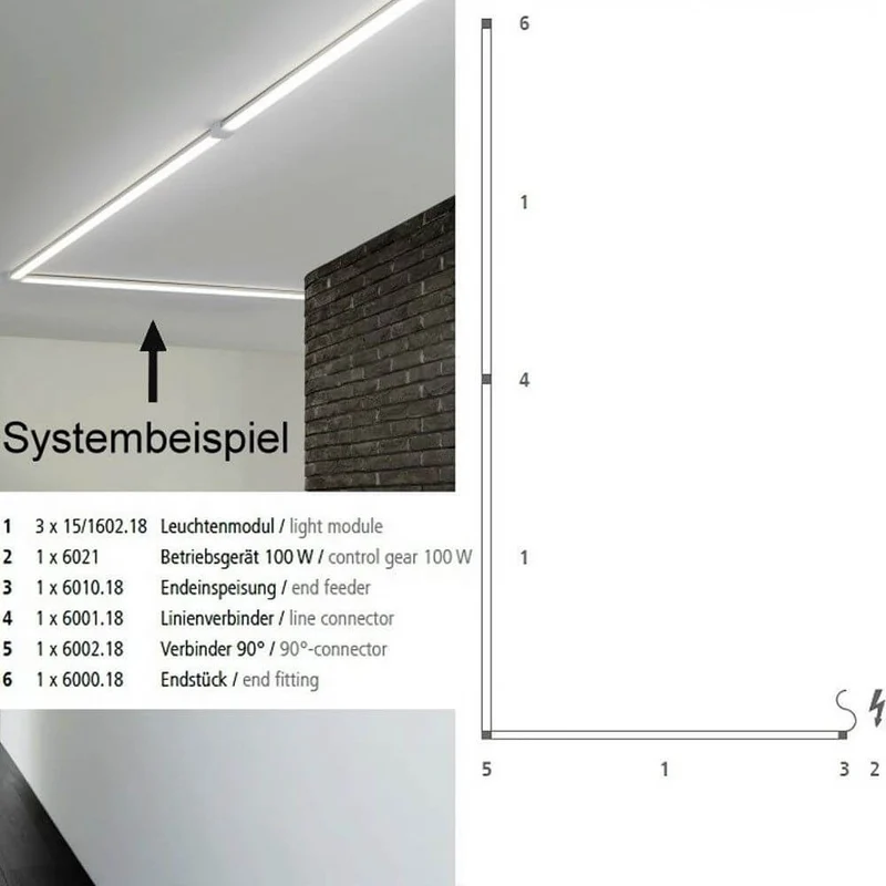 VIGO System Endstück Alu-matt