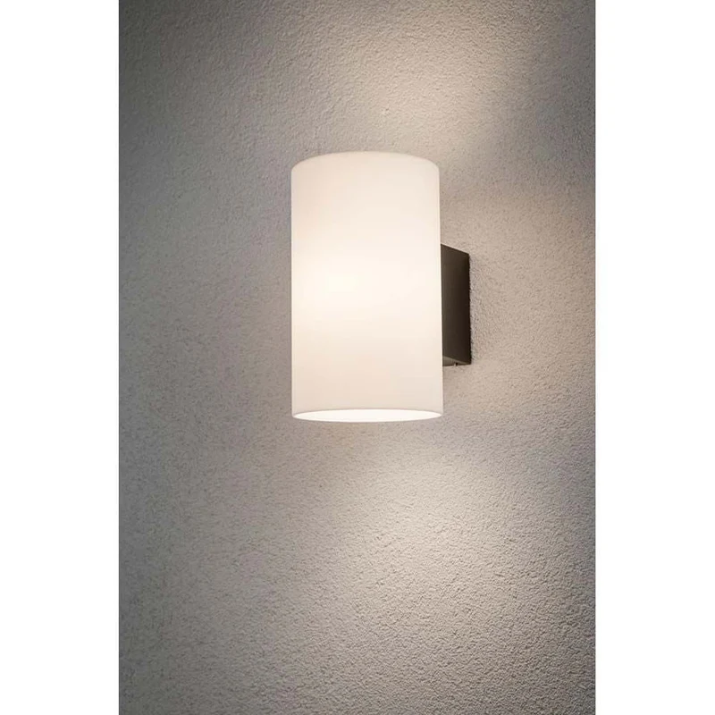 Outdoor Wandleuchte Tube IP54 E27 max 15W Alu