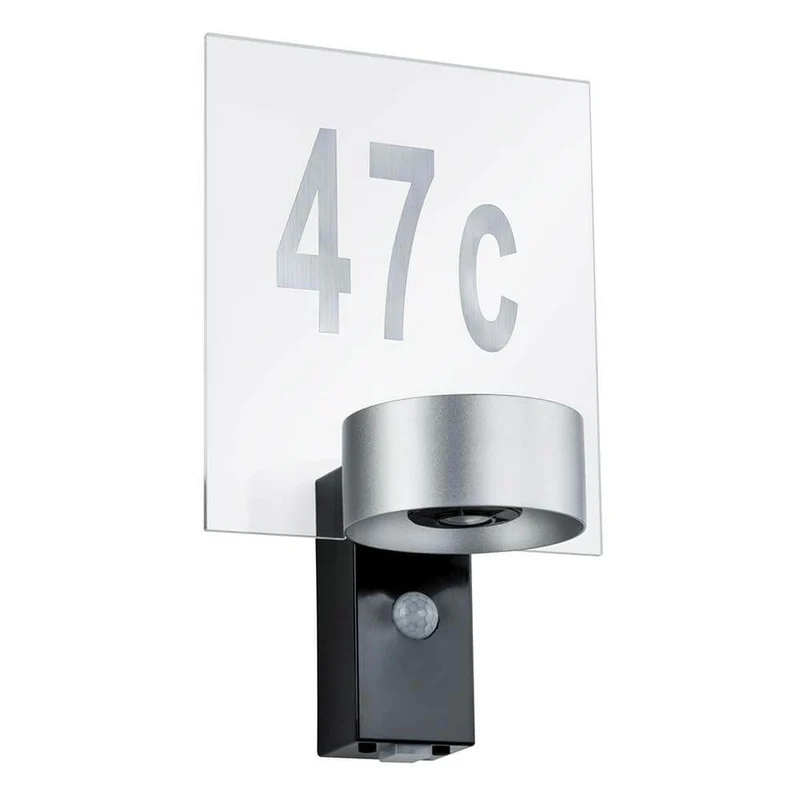 Hausnummernschild Outdoor House Transparent