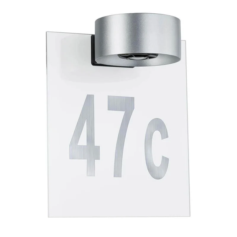 Hausnummernschild Outdoor House Transparent