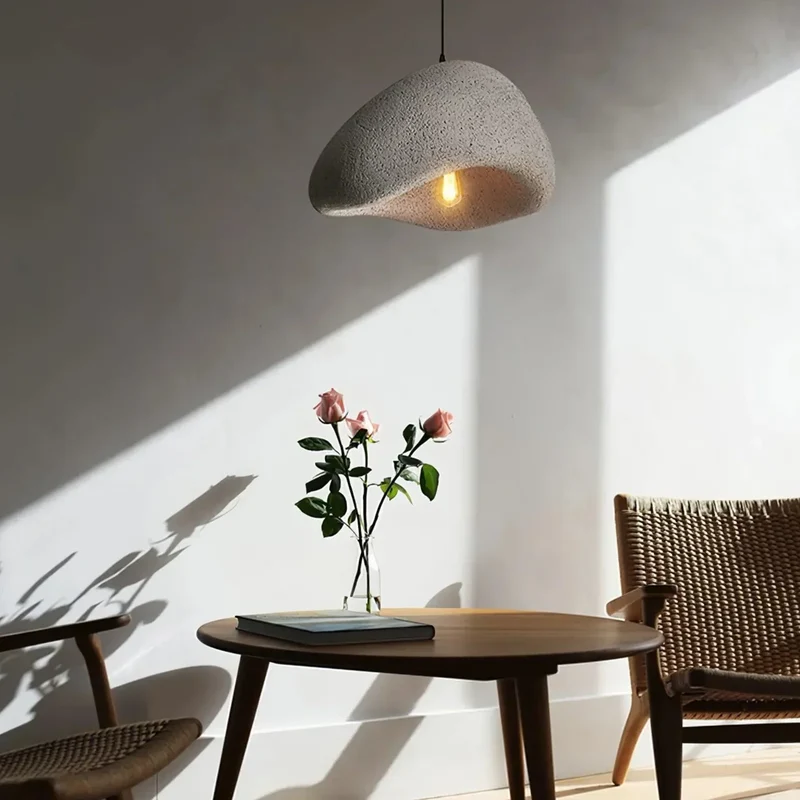 Minimalistisch Hanglampje Wabi Sabi Stijl Japanse Sfeerverlichting Eetkamer Woonkamer Hanglampen Scandinavische Verlichting Keukenlamp | Sansoti