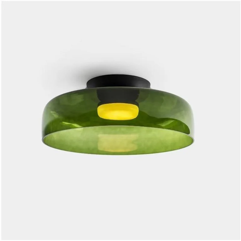 Design Glazen Plafondlamp met Gelaagde Structuur — Elegant Lichtspel voor Eetkamer, Woonkamer en Slaapkamer | Sansoti