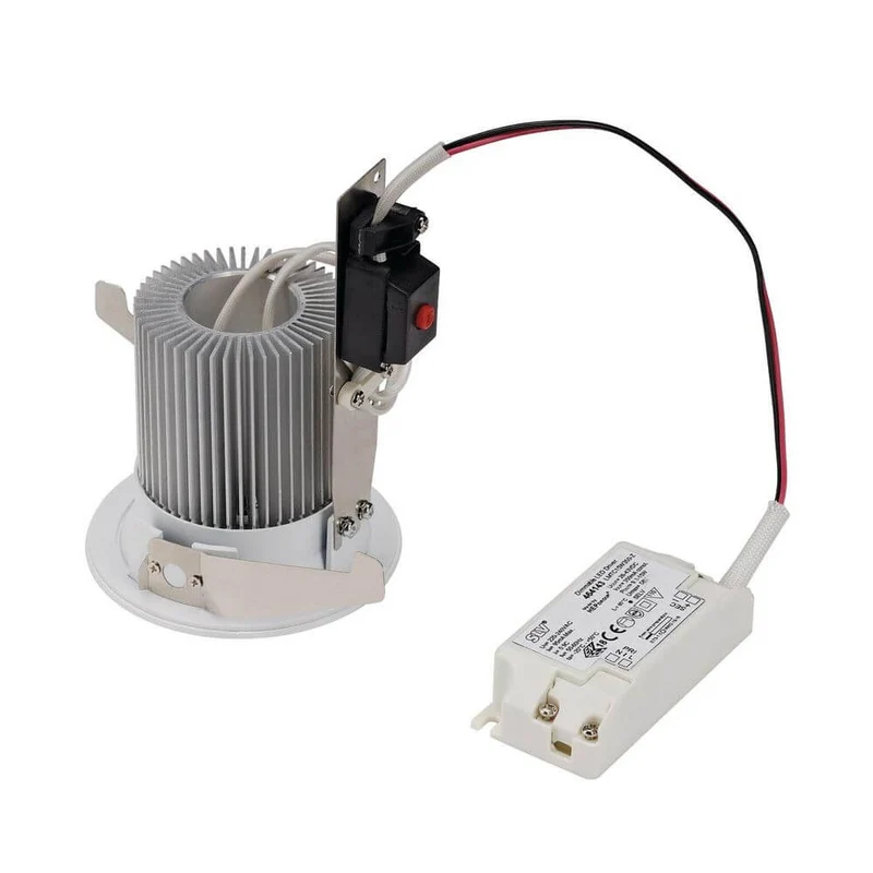 Contone LED Downlight Weiß rund Warmweiß IP44