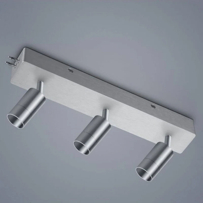 VIGO System 3er Strahlermodul und Endgehäuse Alu-matt