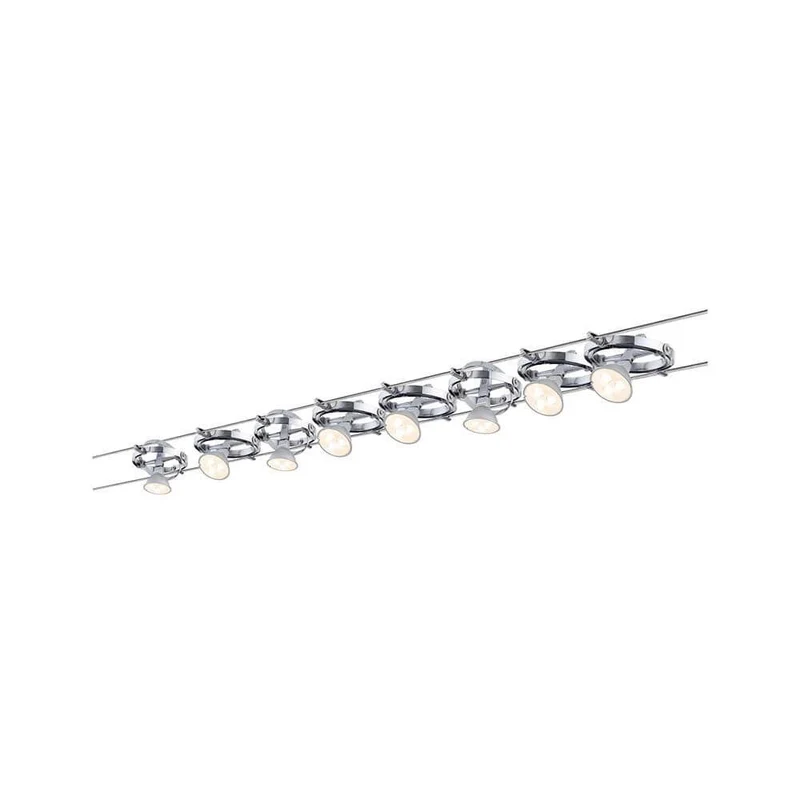 Wire System Cardan max 8x10W GU5,3 Chrom 12V 80VA