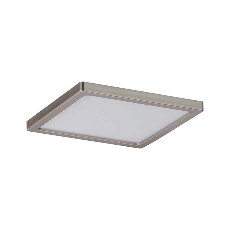 EBL Set Panel Areo eckig IP23 LED 1x8W 3000K 120x120mm Nickel-Matt