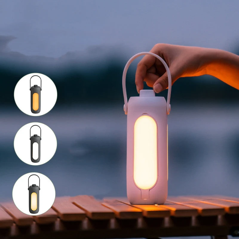 Draagbare LED-Lamp Oplaadbaar met Taschenlampmodus Indoor & Outdoor Dimbaar 30-720 Lumen 1800-7000K USB 10000mAh Verlichting Camping | Sansoti