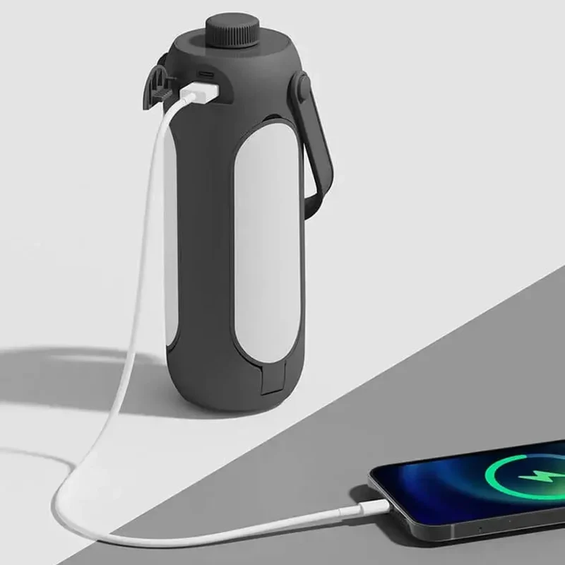 Draagbare LED-Lamp Oplaadbaar met Taschenlampmodus Indoor & Outdoor Dimbaar 30-720 Lumen 1800-7000K USB 10000mAh Verlichting Camping | Sansoti
