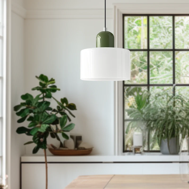 LED Hanglamp Slank Wit Modern Design 200cm Langwerpig voor Woonkamer & Eetkamer | Sansoti