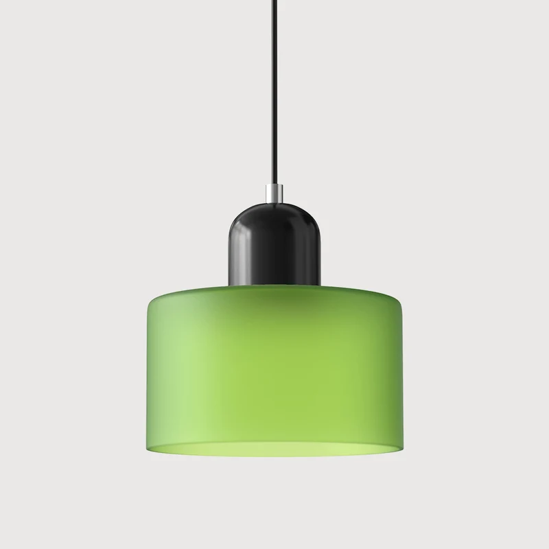 Glazen Hanglamp Bauhaus-Stijl Handgeweven Afwerking Eetkamer Woonkamer | Sansoti