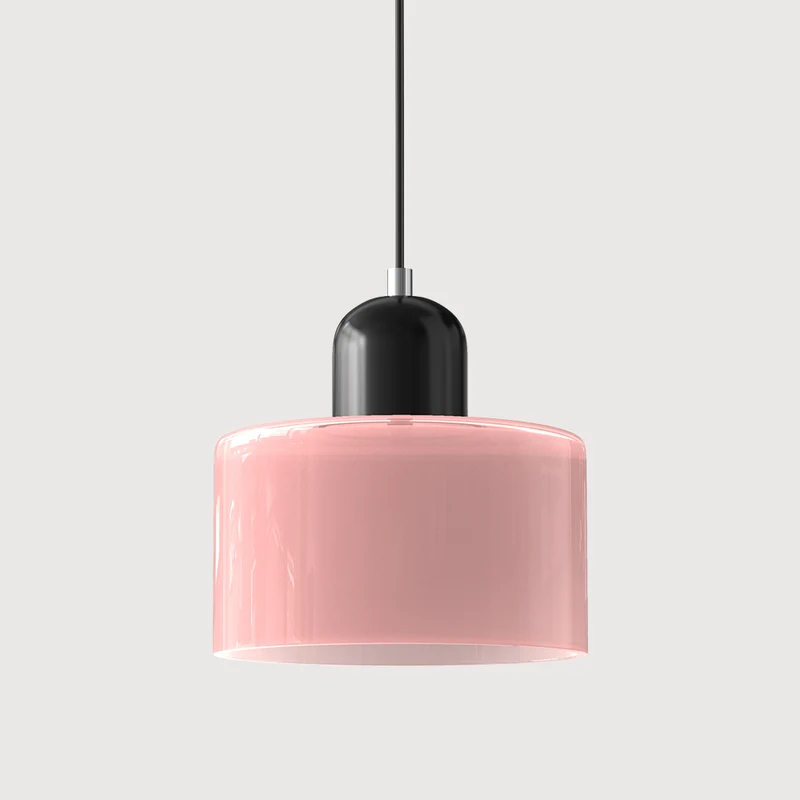 Glazen Hanglamp Bauhaus-Stijl Handgeweven Afwerking Eetkamer Woonkamer | Sansoti