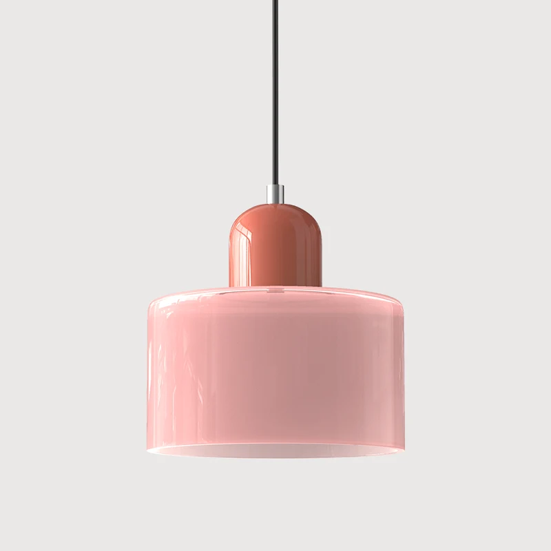 Glazen Hanglamp Bauhaus-Stijl Handgeweven Afwerking Eetkamer Woonkamer | Sansoti