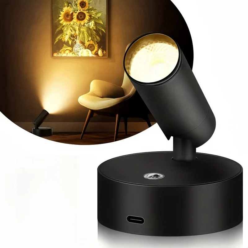 Dimbare LED Accentverlichting met Oplaadbare Accu – Draadloze Spotlamp voor Sfeerverlichting | Sansoti