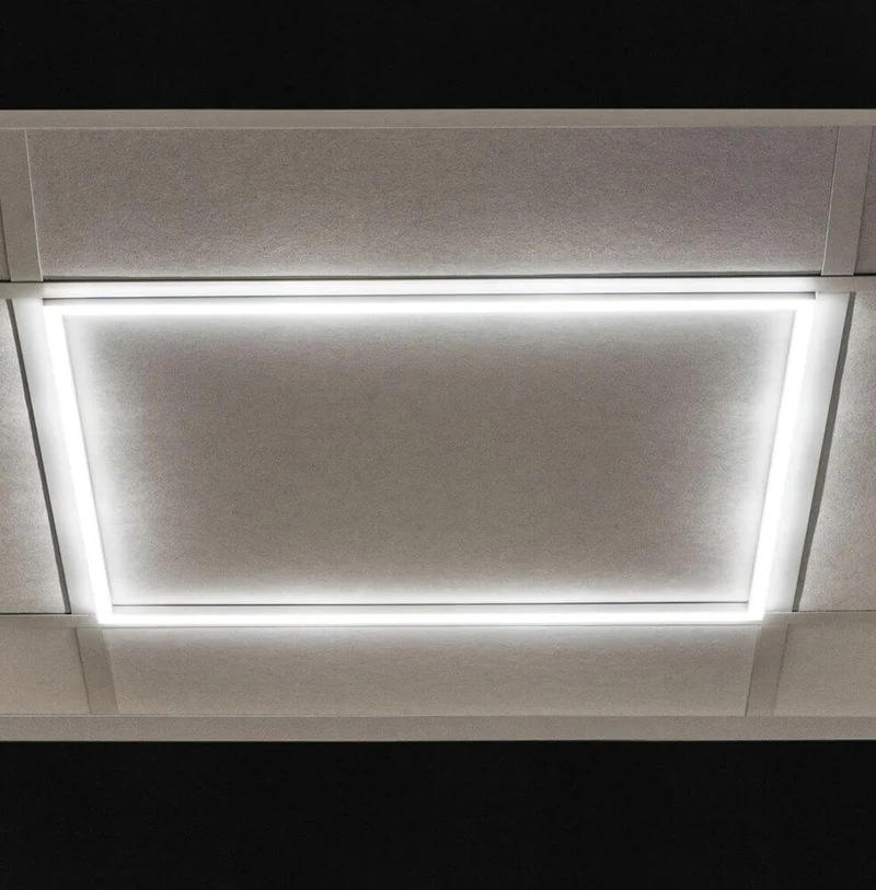 LED Einlegerahmen für Odenwalddecke 59 x 59cm Neutralweiß