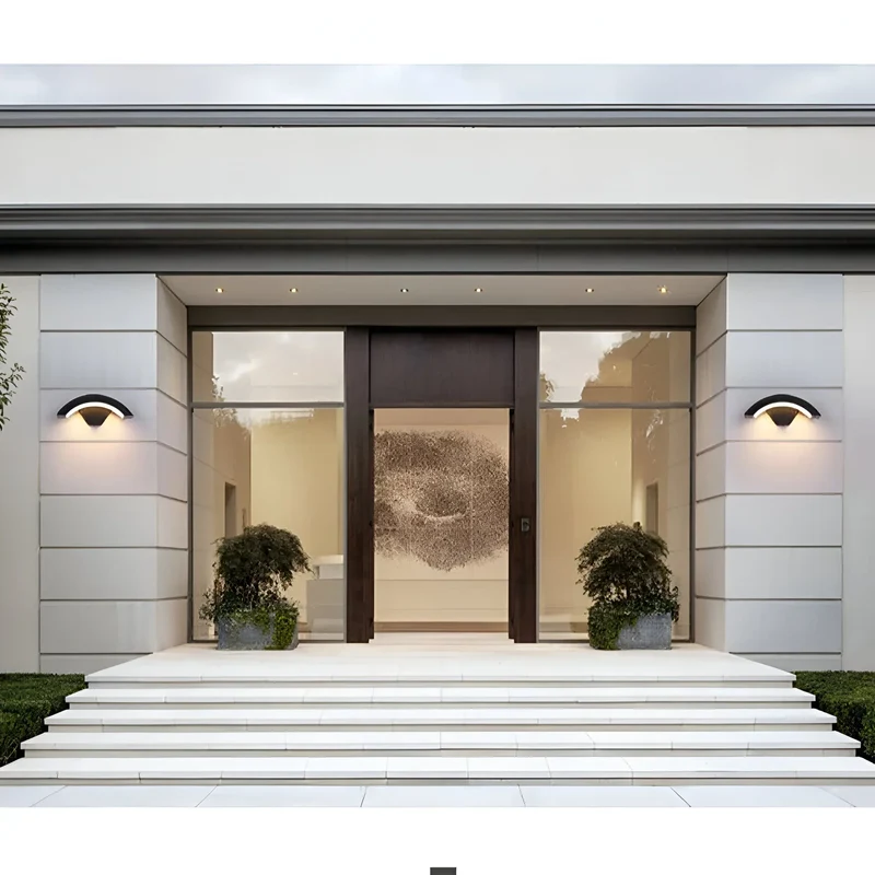 Buitenwandlamp met Bewegingssensor – Weerbestendige Verlichting voor Tuin, Oprit en Entree | Sansoti